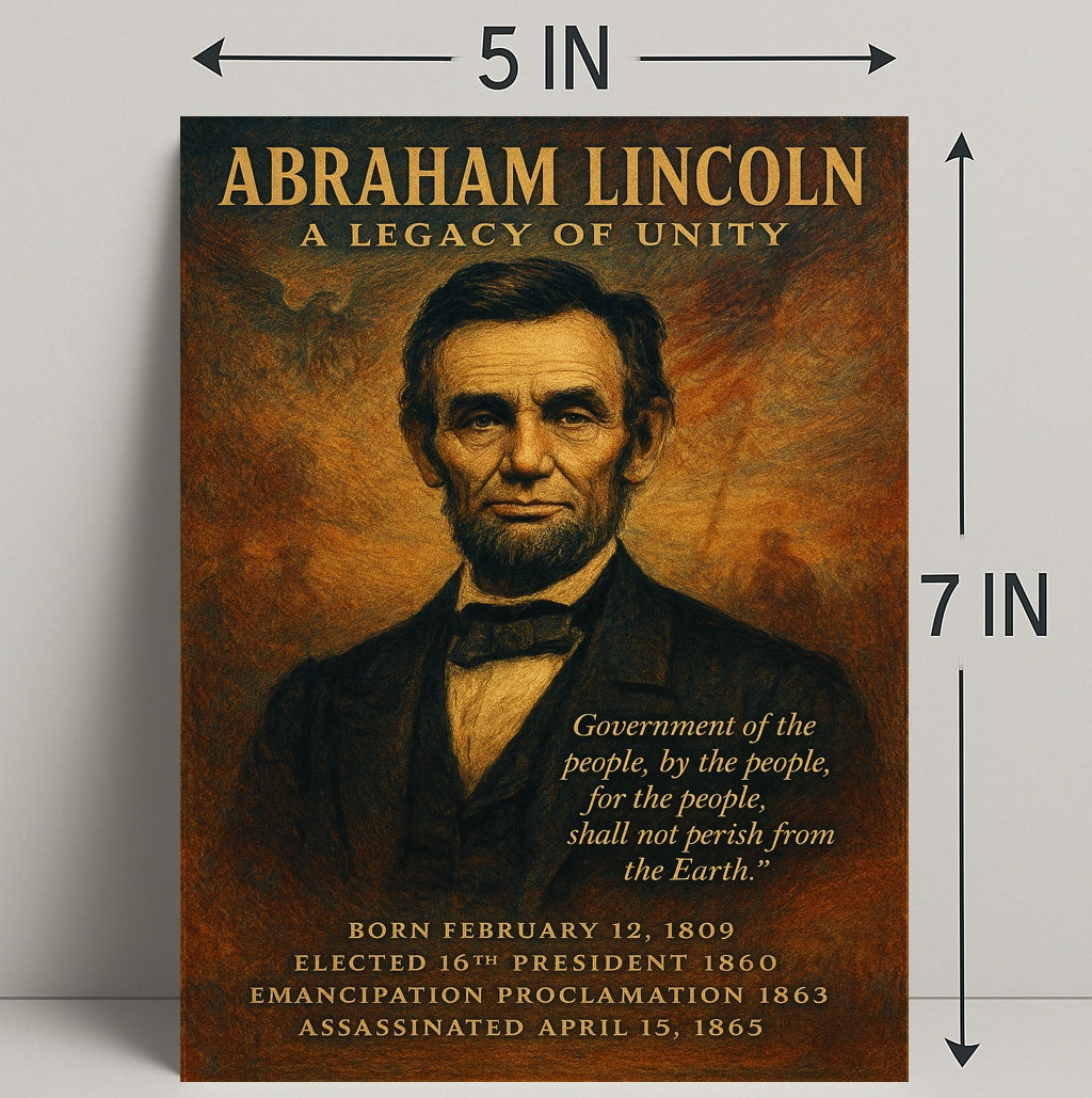 Abraham Lincoln 16th President Poster PosterGoat