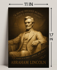 Abraham Lincoln 16th President Poster PosterGoat