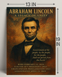 Abraham Lincoln 16th President Poster PosterGoat
