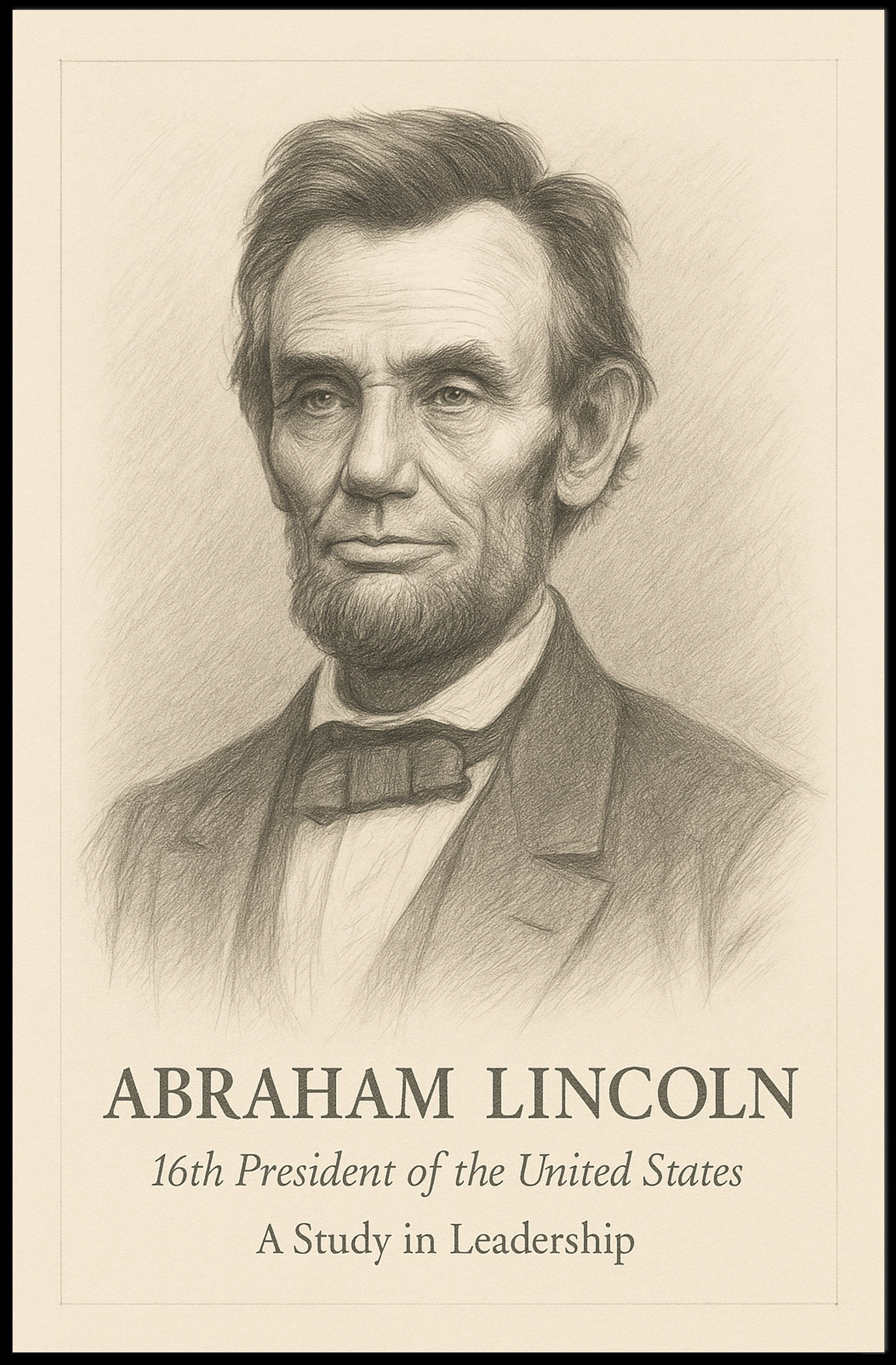 Abraham Lincoln 16th President Poster PosterGoat