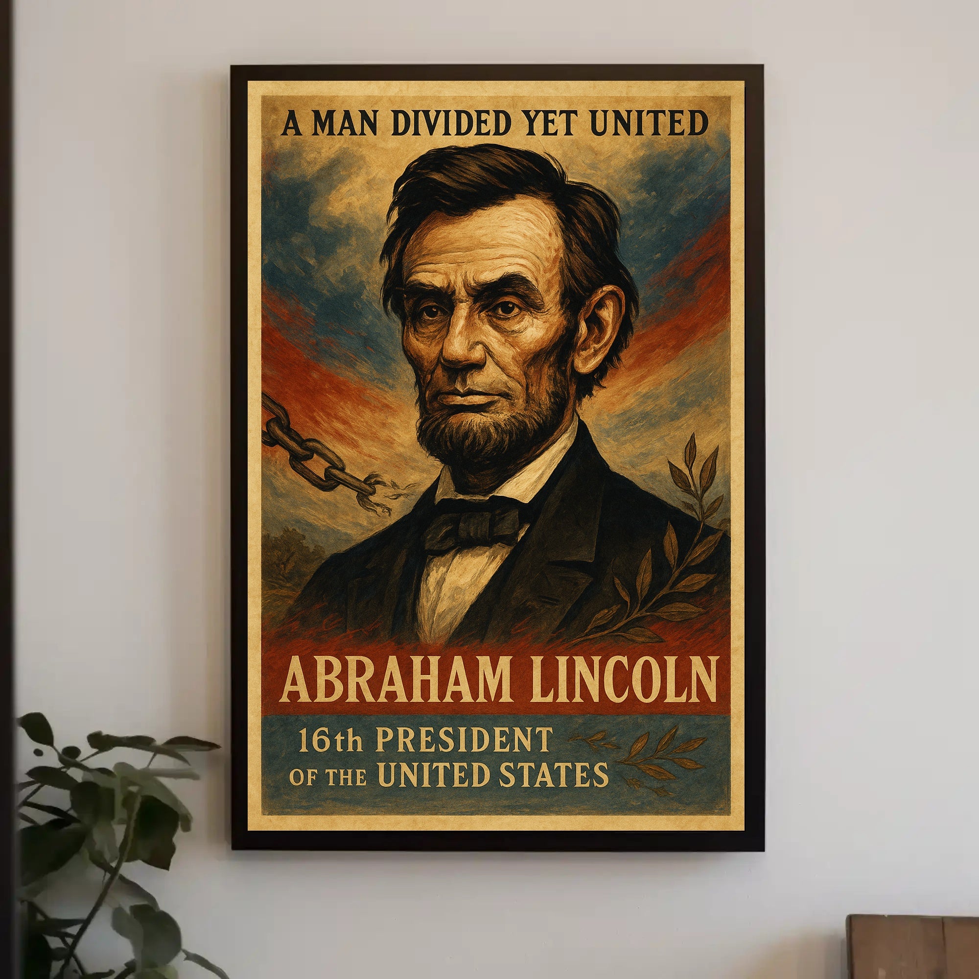 Abraham Lincoln 16th President Poster PosterGoat