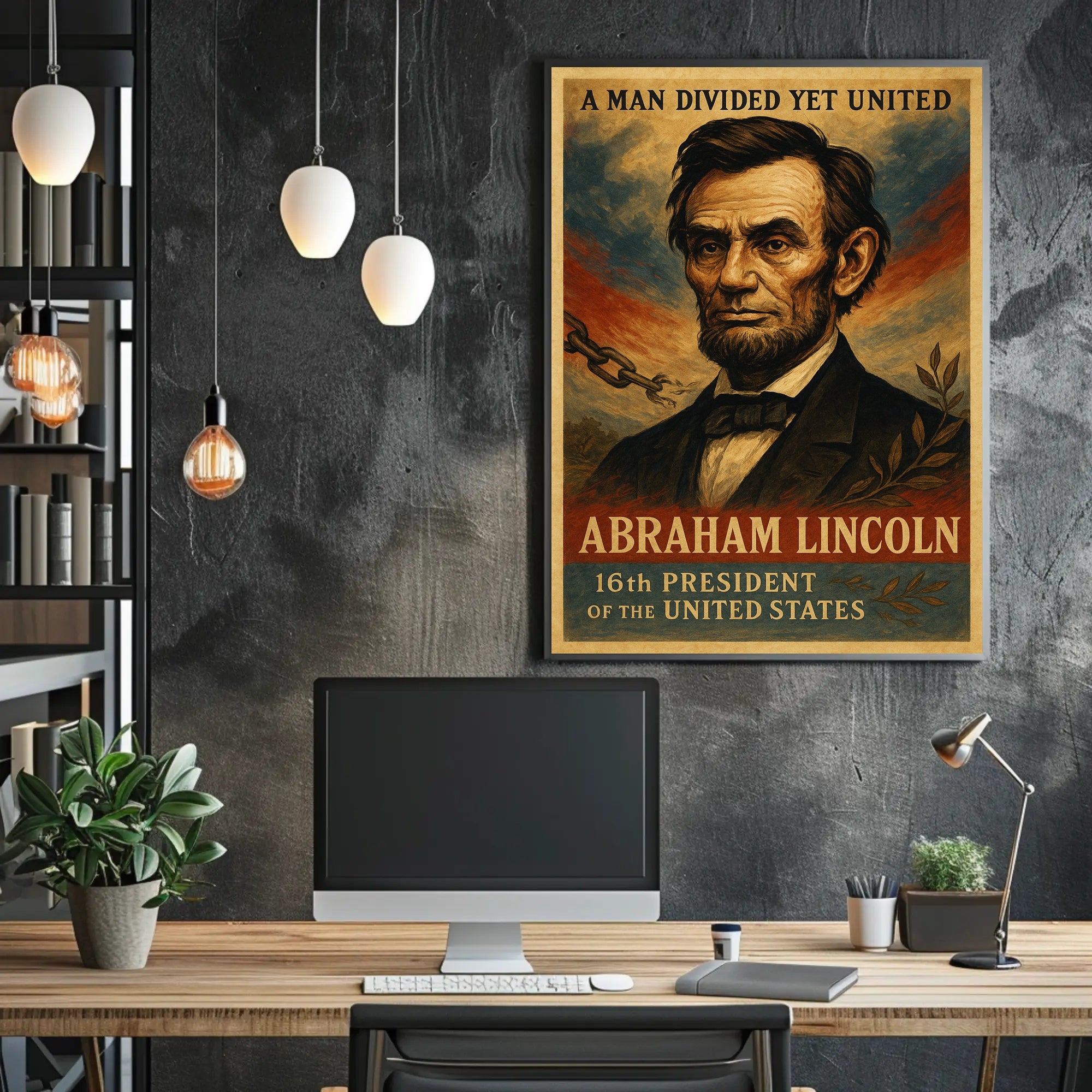 Abraham Lincoln 16th President Poster PosterGoat