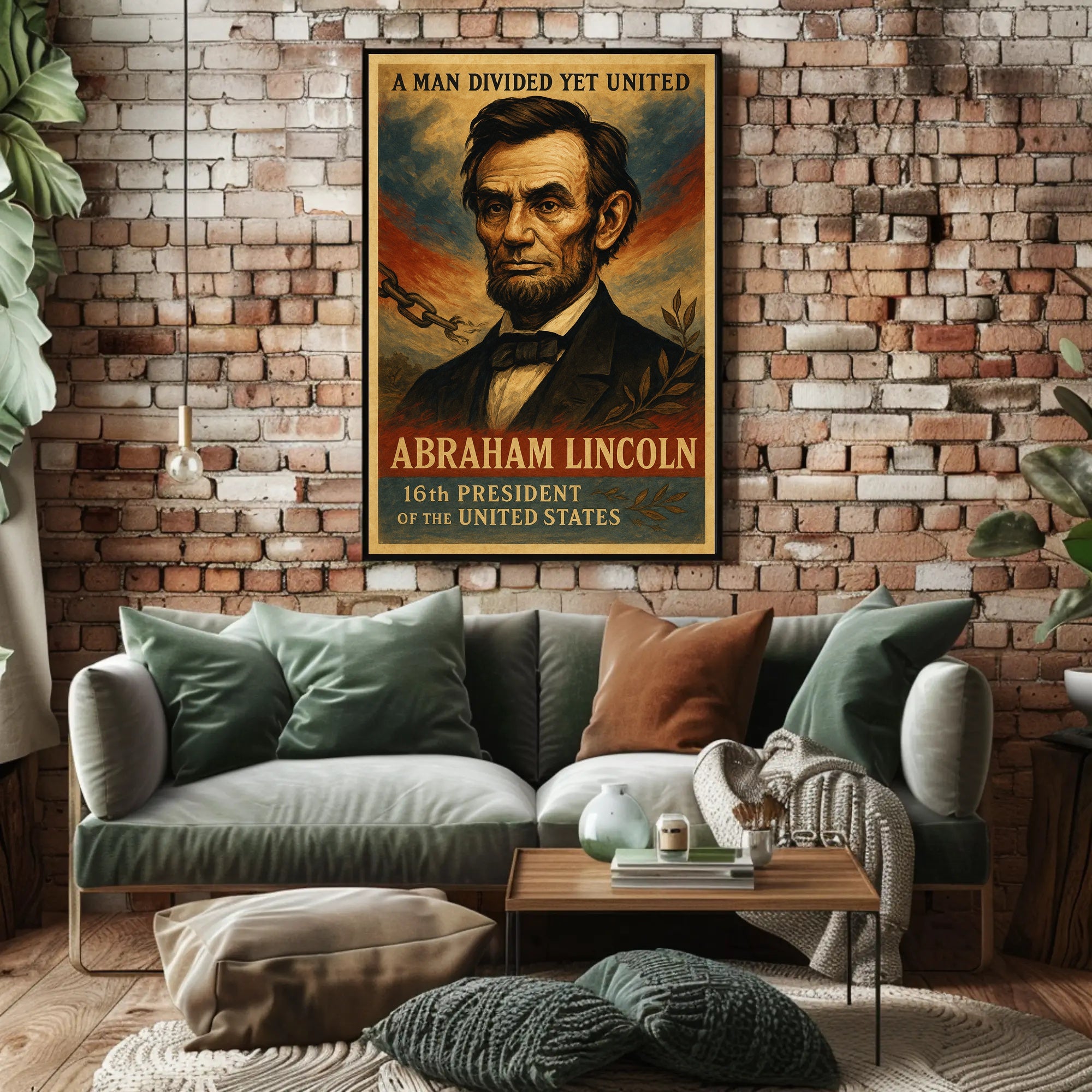 Abraham Lincoln 16th President Poster PosterGoat