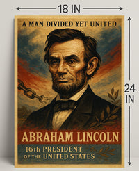 Abraham Lincoln 16th President Poster PosterGoat