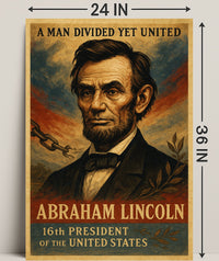 Abraham Lincoln 16th President Poster PosterGoat
