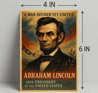Abraham Lincoln 16th President Poster PosterGoat