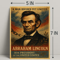 Abraham Lincoln 16th President Poster PosterGoat