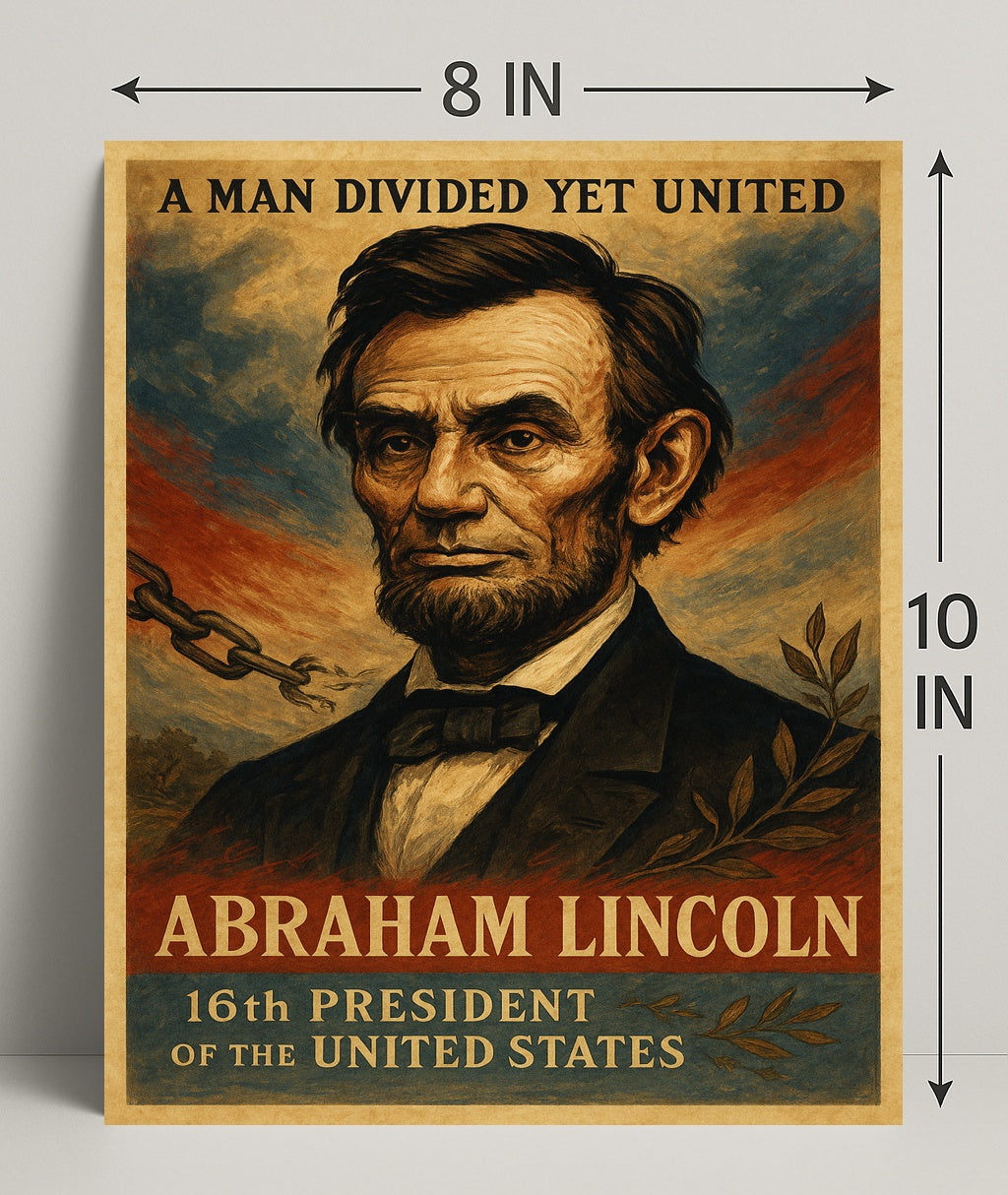 Abraham Lincoln 16th President Poster PosterGoat