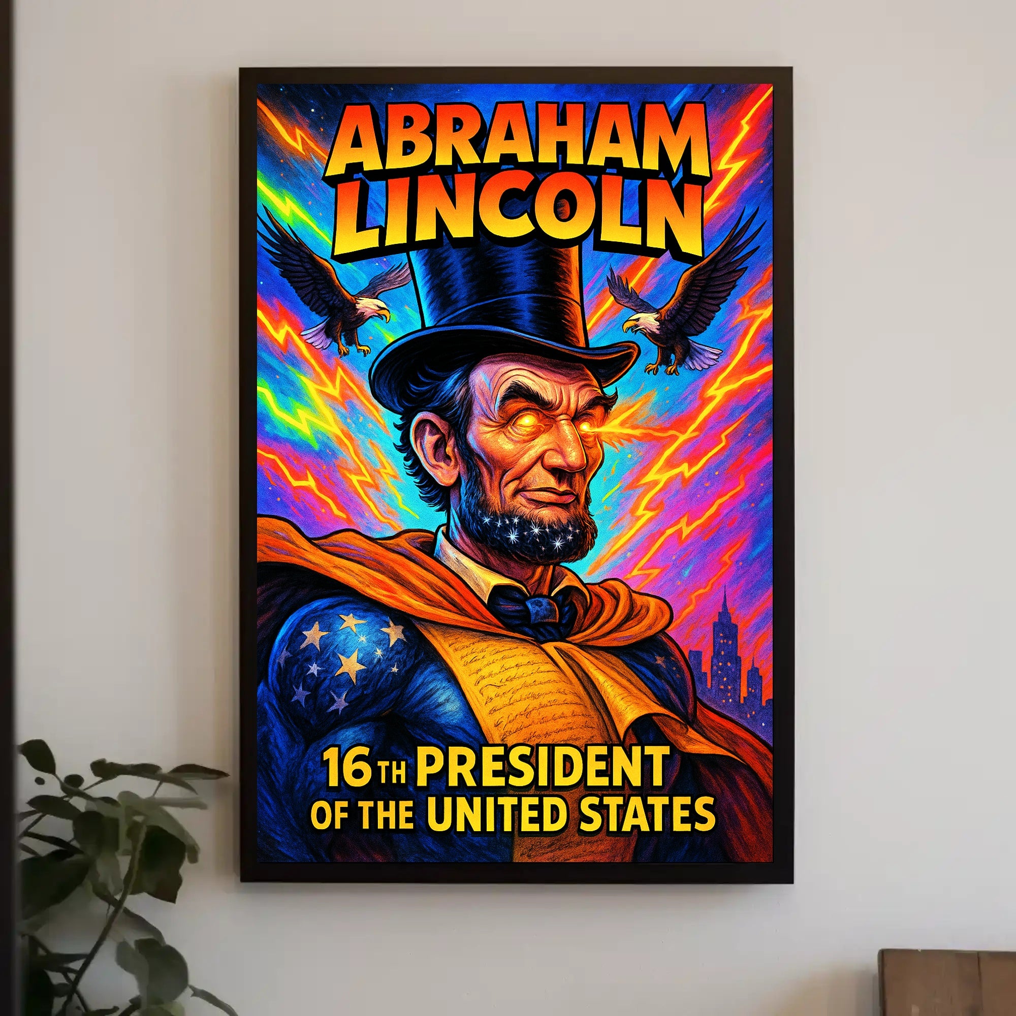 Abraham Lincoln 16th President Poster PosterGoat