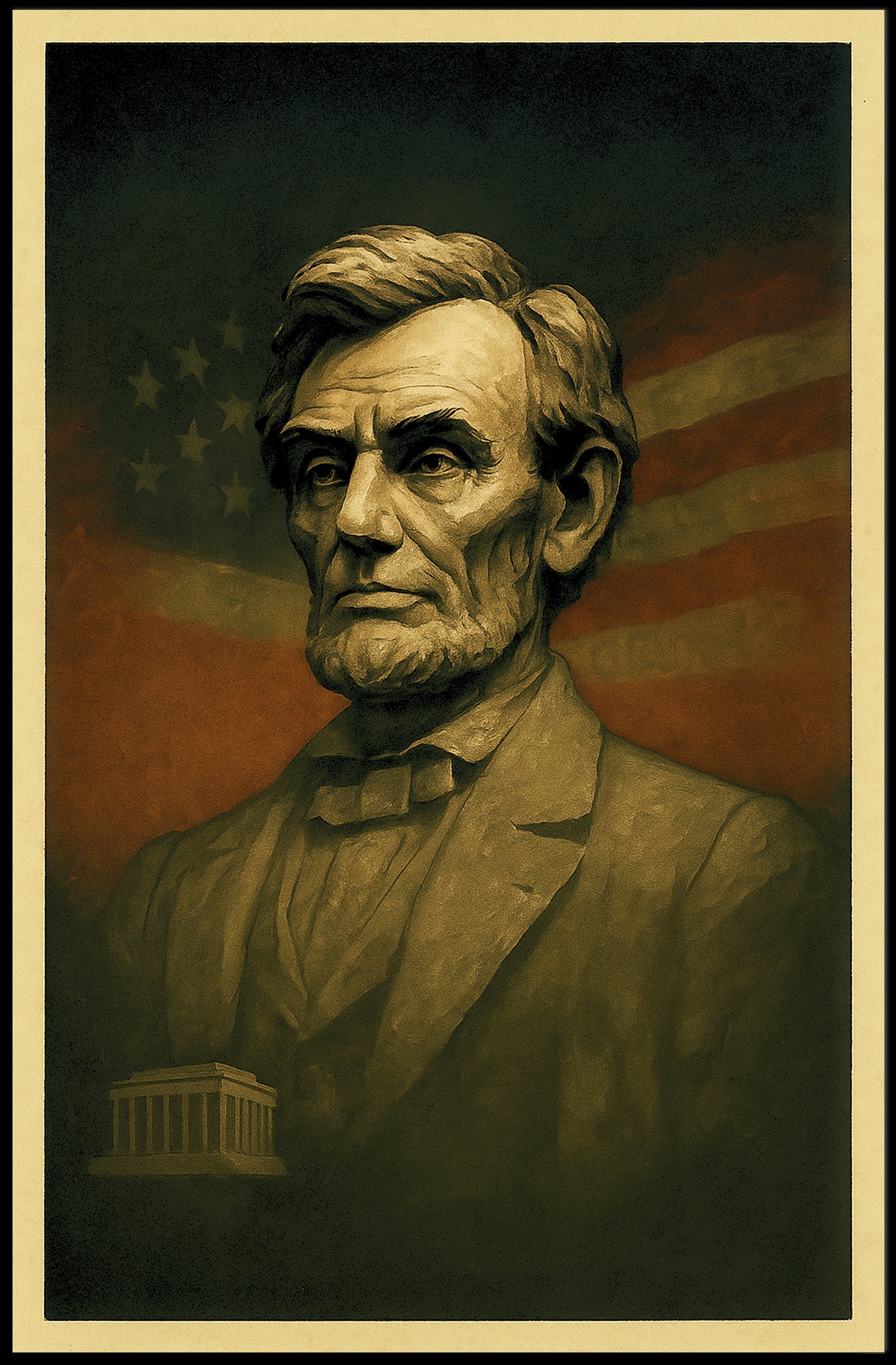 Abraham Lincoln 16th President Poster PosterGoat