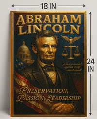 Abraham Lincoln A House Divided Poster PosterGoat