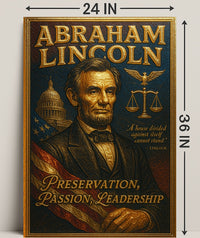 Abraham Lincoln A House Divided Poster PosterGoat