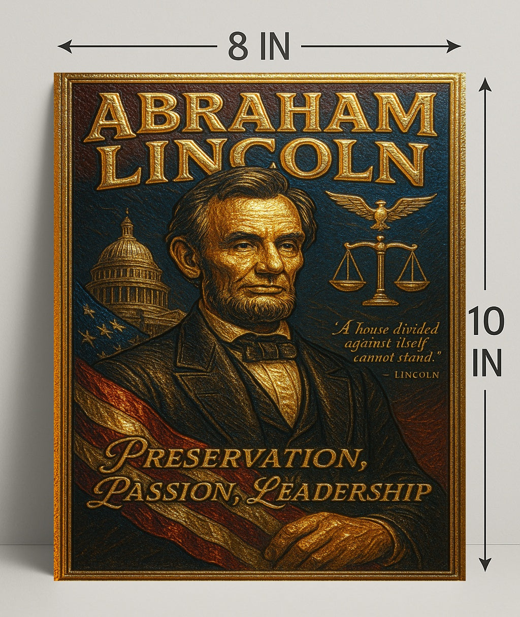 Abraham Lincoln A House Divided Poster PosterGoat