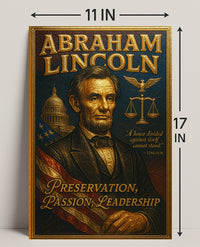 Abraham Lincoln A House Divided Poster PosterGoat