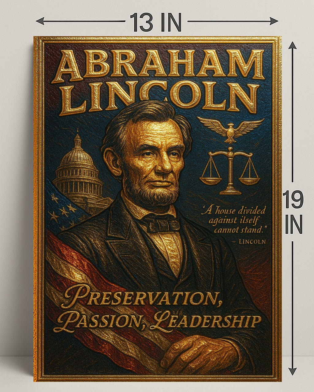 Abraham Lincoln A House Divided Poster PosterGoat