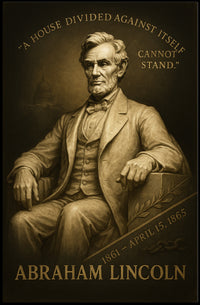 Abraham Lincoln A House Divided Poster PosterGoat