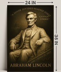 Abraham Lincoln A House Divided Poster PosterGoat