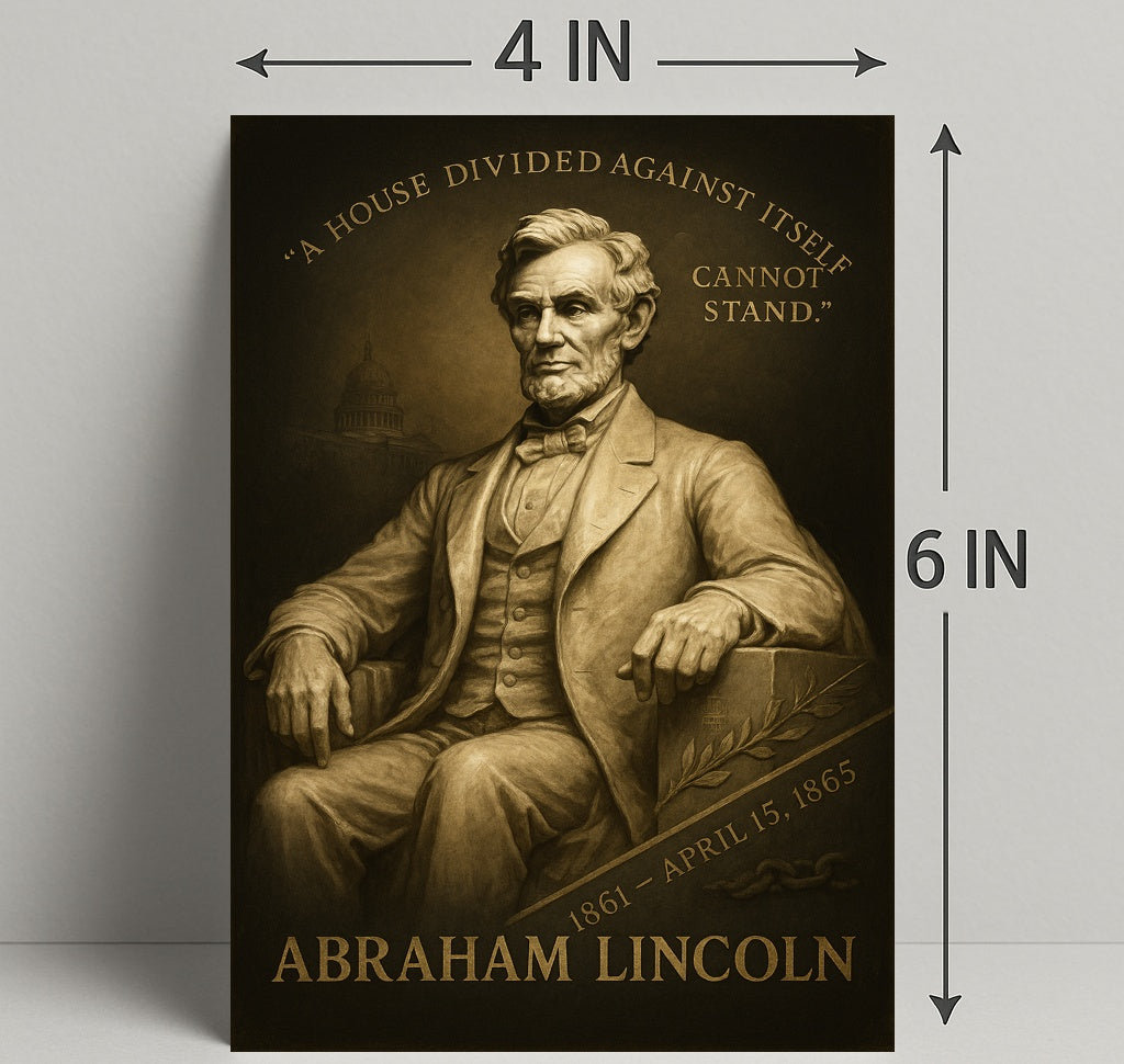 Abraham Lincoln A House Divided Poster PosterGoat