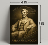 Abraham Lincoln A House Divided Poster PosterGoat