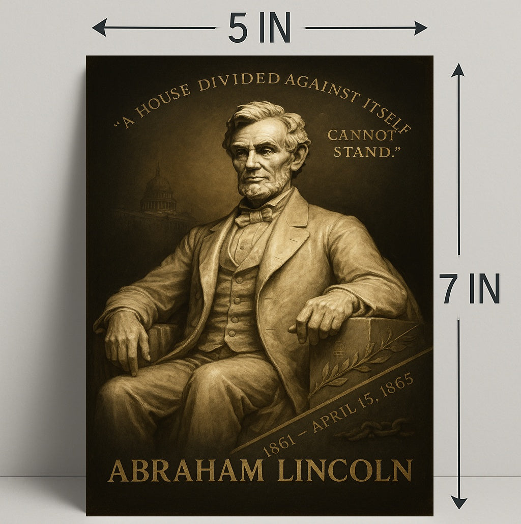 Abraham Lincoln A House Divided Poster PosterGoat