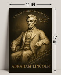 Abraham Lincoln A House Divided Poster PosterGoat