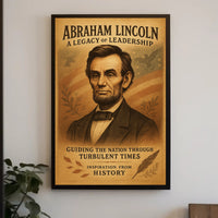Abraham Lincoln A Legacy of Leadership Poster PosterGoat