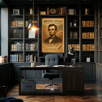 Abraham Lincoln A Legacy of Leadership Poster PosterGoat