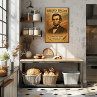 Abraham Lincoln A Legacy of Leadership Poster PosterGoat