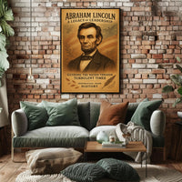 Abraham Lincoln A Legacy of Leadership Poster PosterGoat