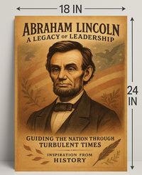 Abraham Lincoln A Legacy of Leadership Poster PosterGoat