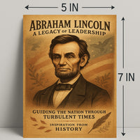 Abraham Lincoln A Legacy of Leadership Poster PosterGoat