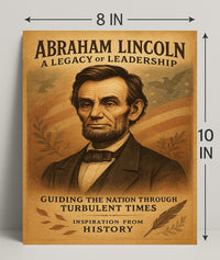 Abraham Lincoln A Legacy of Leadership Poster PosterGoat