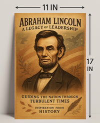 Abraham Lincoln A Legacy of Leadership Poster PosterGoat