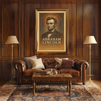 Abraham Lincoln Commemorative Poster PosterGoat