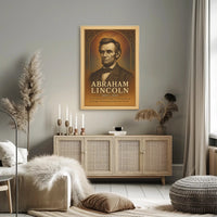 Abraham Lincoln Commemorative Poster PosterGoat