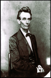 Abraham Lincoln Intense Eyes Vintage Photo Poster Print PosterGoat