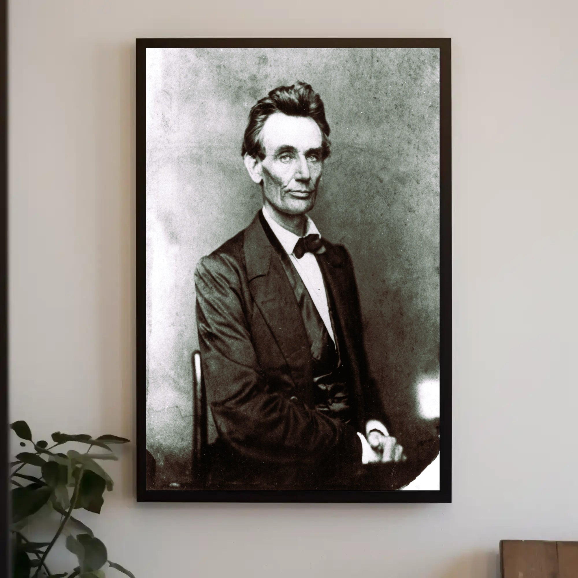 Abraham Lincoln Intense Eyes Vintage Photo Poster Print PosterGoat