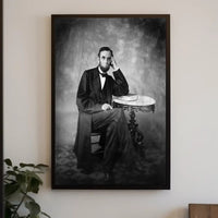 Abraham Lincoln Late Life Portrait Poster Elegant Tribute PosterGoat