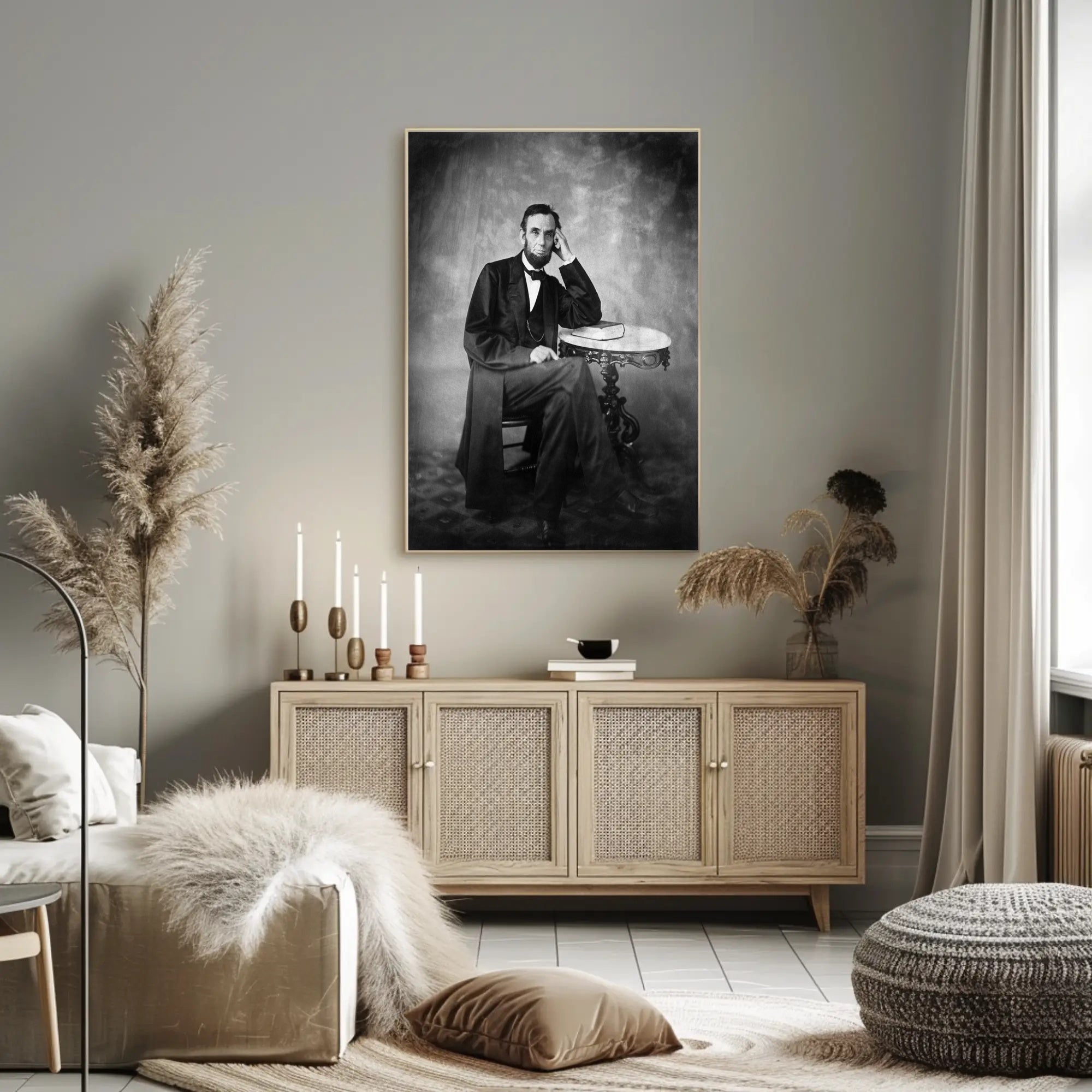 Abraham Lincoln Late Life Portrait Poster Elegant Tribute PosterGoat