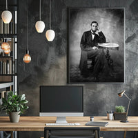 Abraham Lincoln Late Life Portrait Poster Elegant Tribute PosterGoat