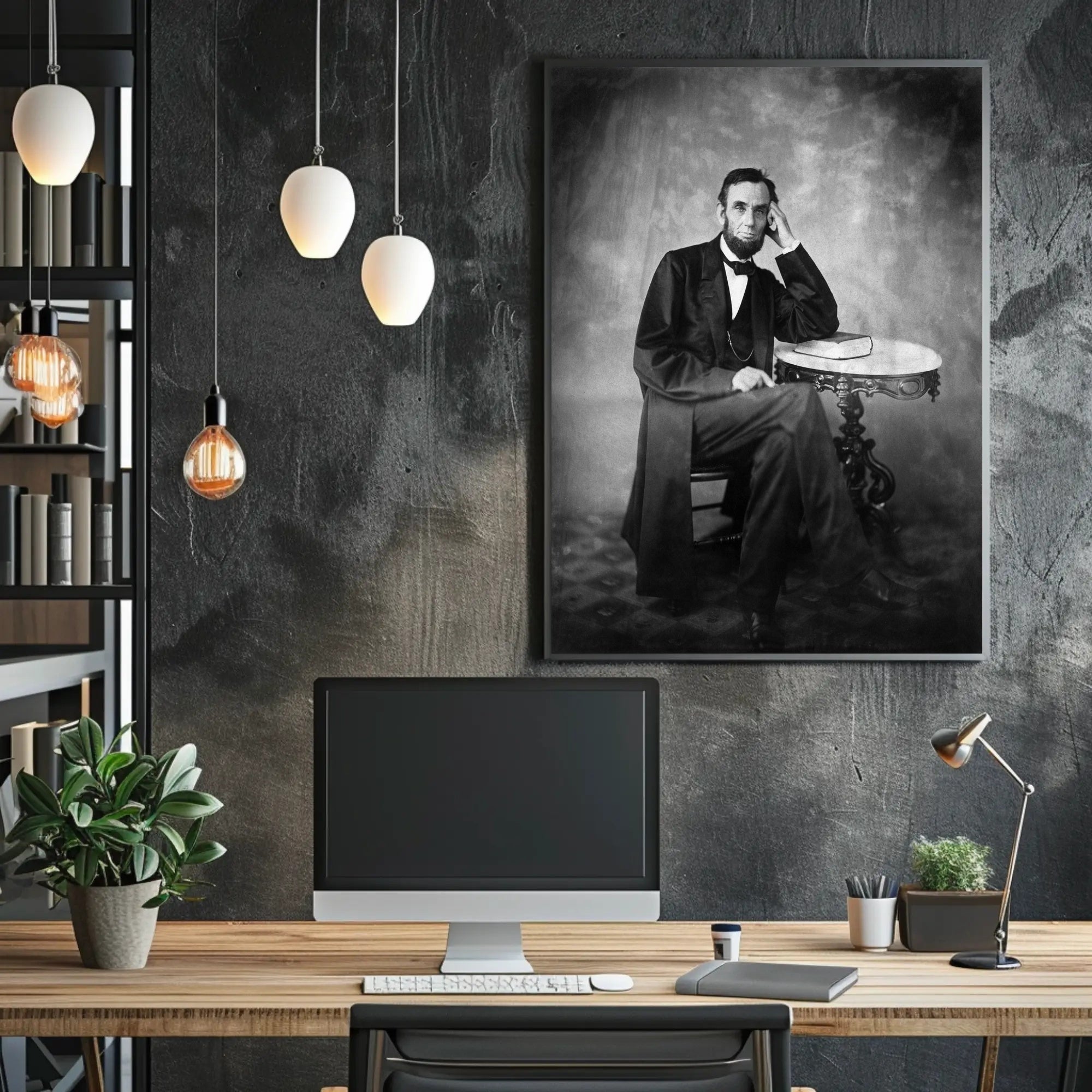 Abraham Lincoln Late Life Portrait Poster Elegant Tribute PosterGoat