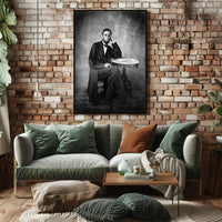 Abraham Lincoln Late Life Portrait Poster Elegant Tribute PosterGoat
