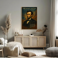 Abraham Lincoln Legacy of Leadership Poster PosterGoat