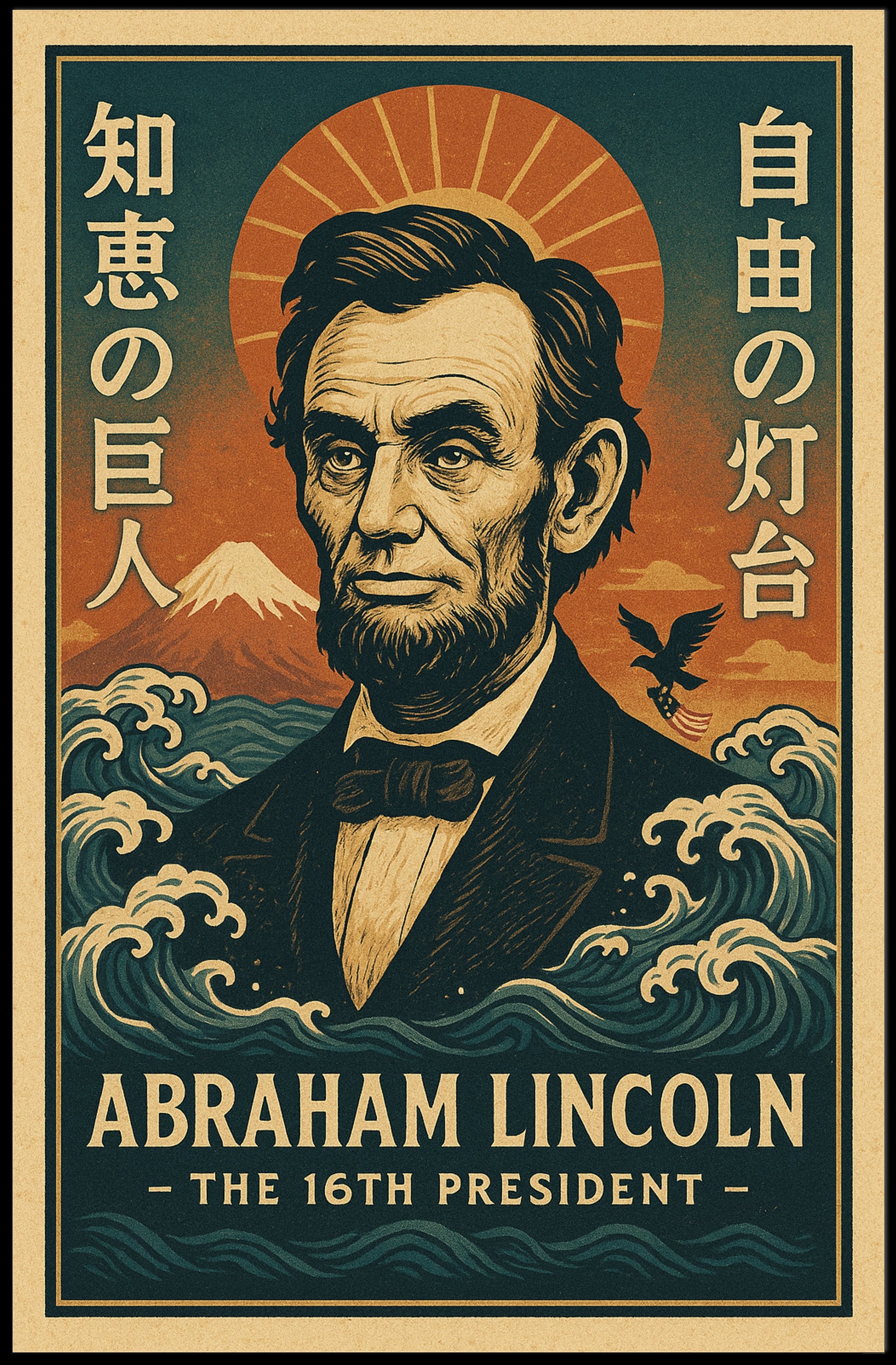 Abraham Lincoln The 16th President Poster PosterGoat