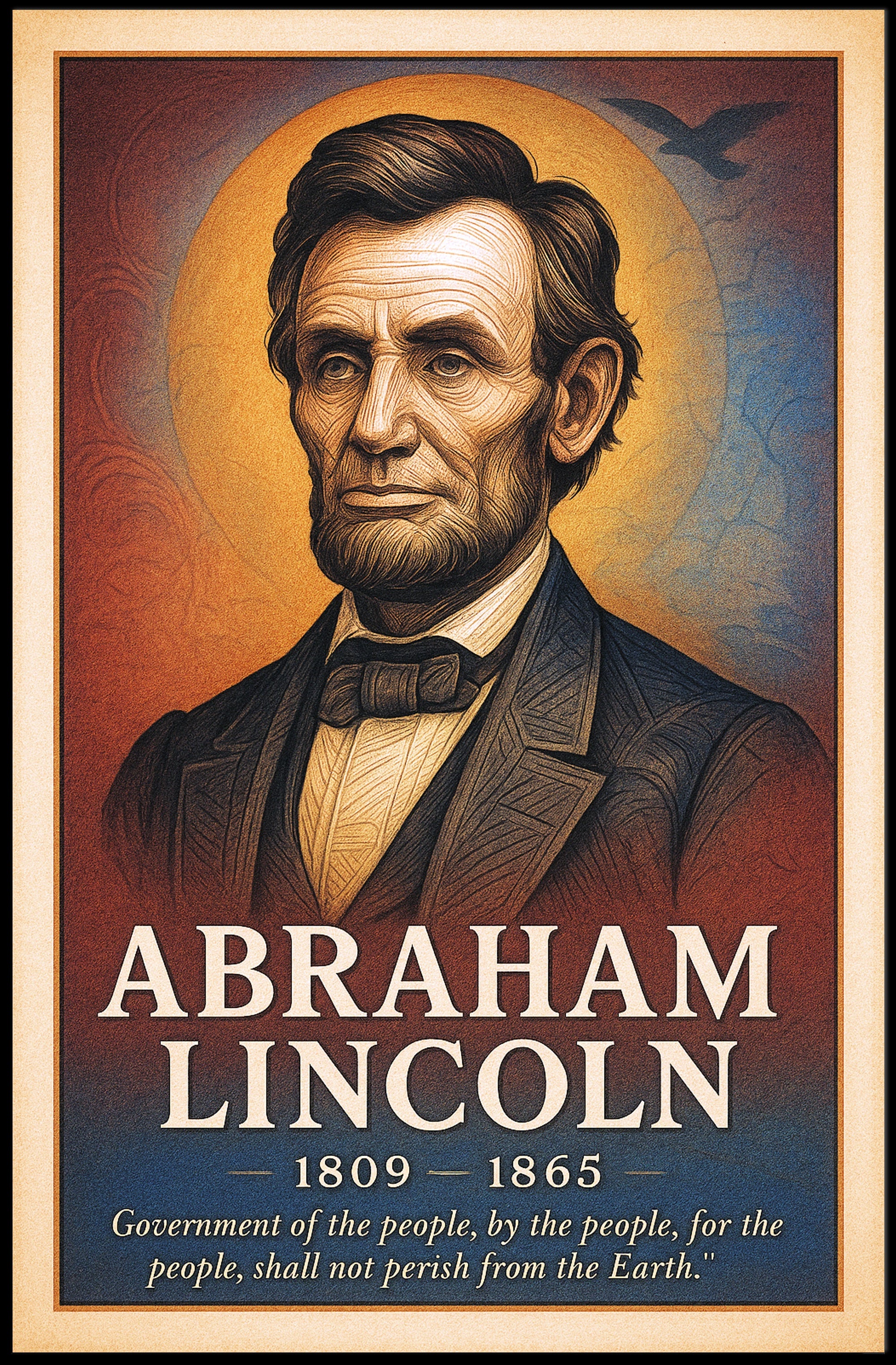 Abraham Lincoln Tribute Poster PosterGoat