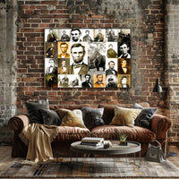 Abraham Lincoln Union Generals Strategy Meeting Poster PosterGoat