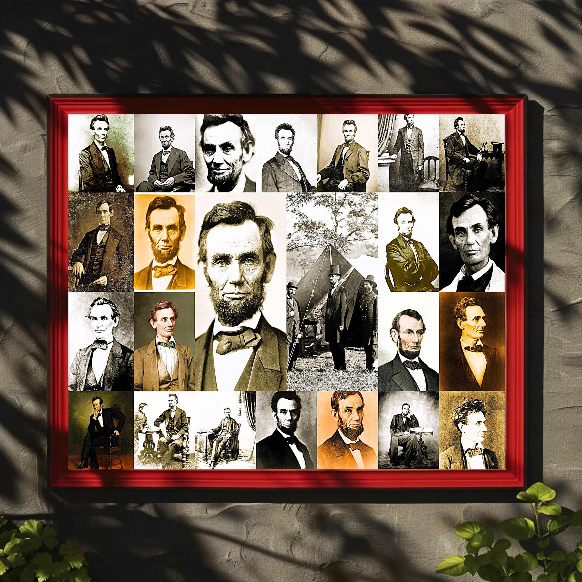 Abraham Lincoln Union Generals Strategy Meeting Poster PosterGoat