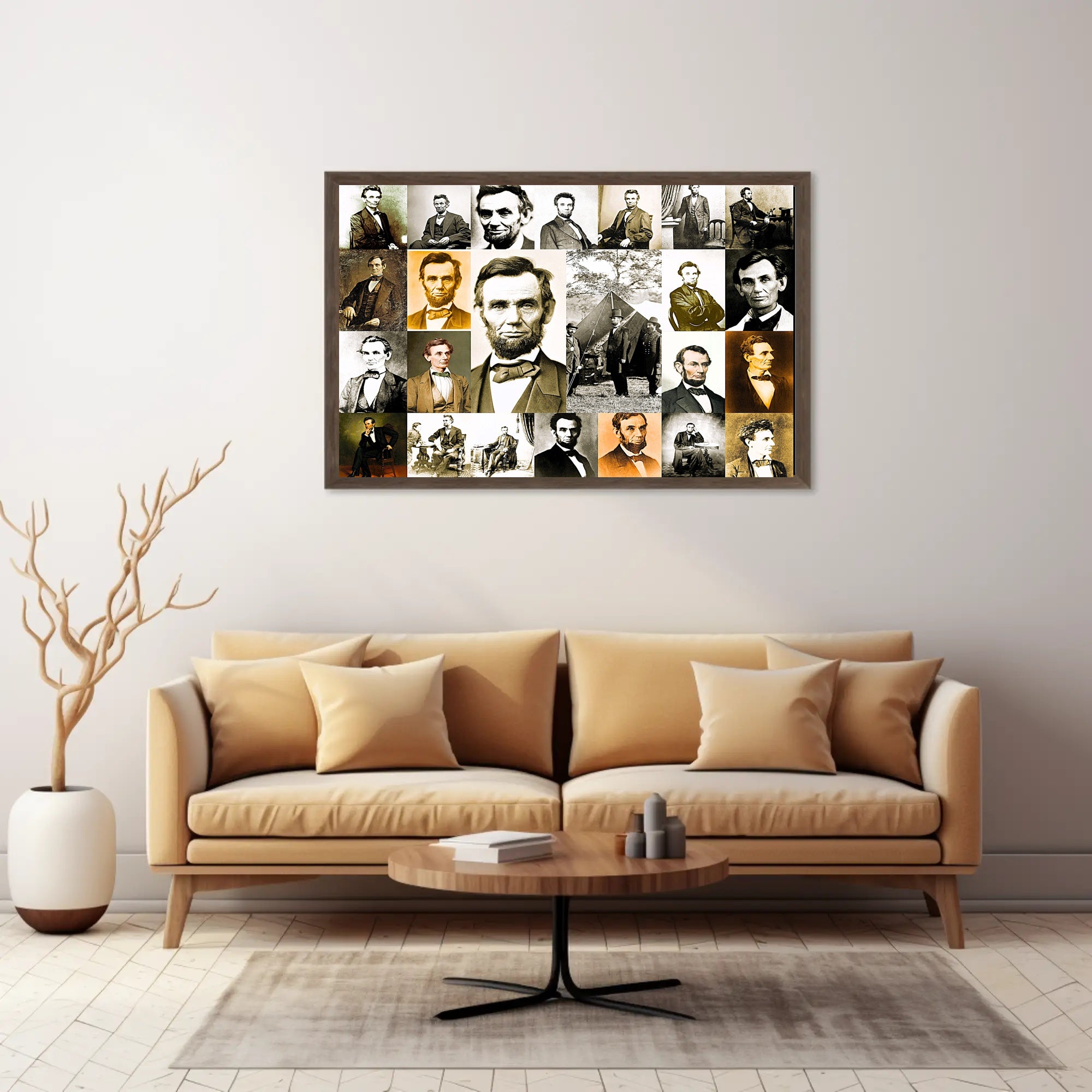 Abraham Lincoln Union Generals Strategy Meeting Poster PosterGoat