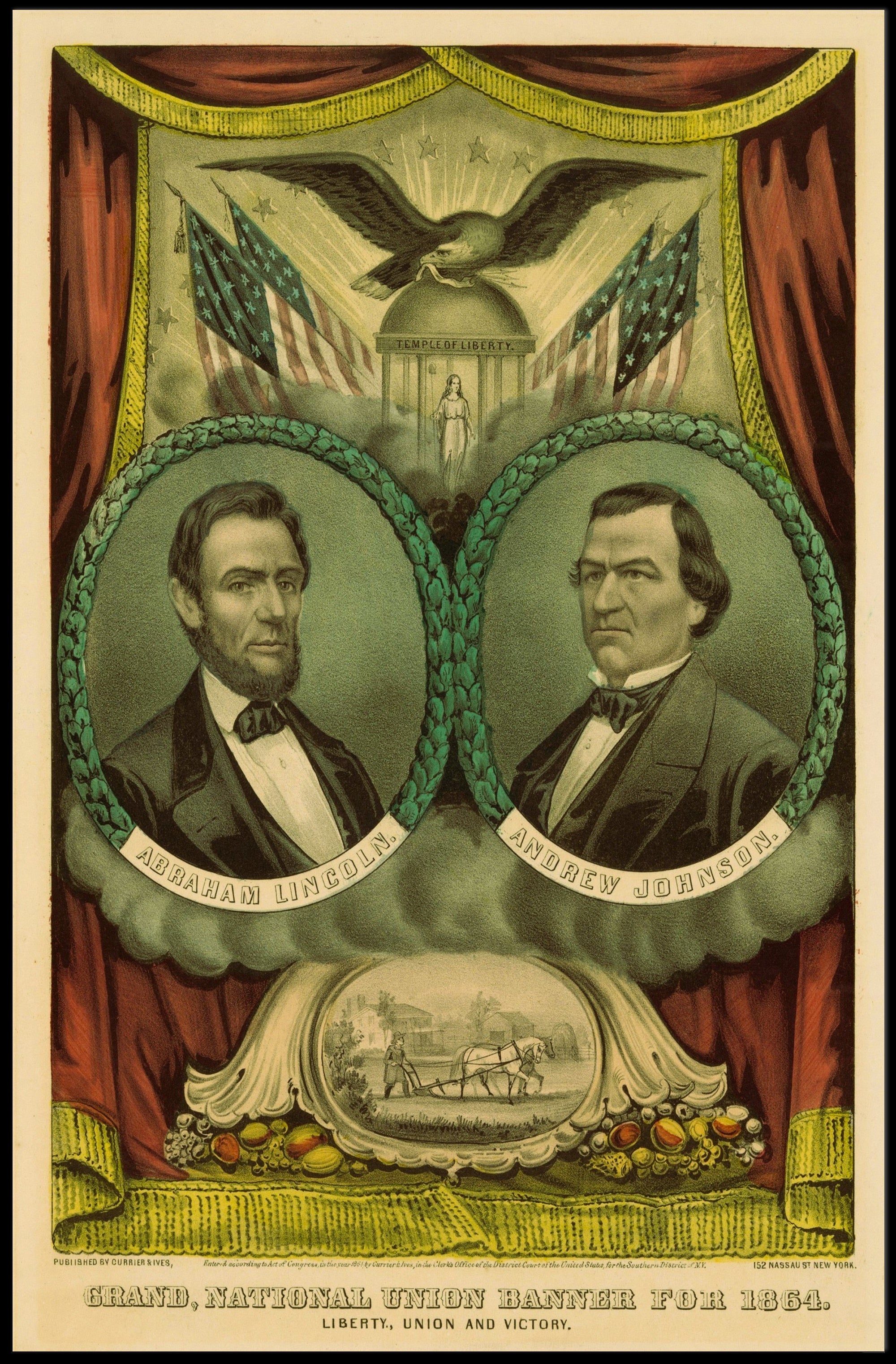 Abraham Lincoln Wild Hair Sepia Poster Unique Presidential Portrait PosterGoat