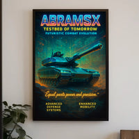 AbramsX Testbed of Tomorrow Poster PosterGoat